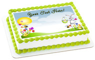 Cartoon Easter Animals Spring - Edible Cake Topper OR Cupcake Topper, Decor