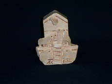 Ceramic Noah's Ark Tzedakah Box
