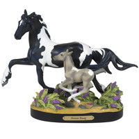 RETIRED -Trail of Painted Ponies  Forever Young Friesian Mare and Foal 6008346