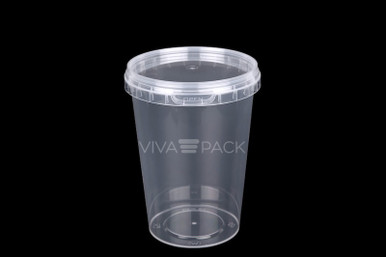 Soup Pot
670ml Crystal Clear pot with resealable lid, Material: Polypropylene, Food friendly, tamper proof, 100% leak proof, Microwave, dishwasher and freezer safe.  