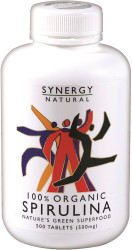 Synergy Organic Spirulina 500 tabs