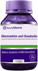 Henry Blooms Glucosamine 500mg & Chondroitin 400mg 90 Caps