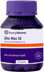 Blooms Zinc Max 50mg 60 Caps