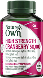 Nature's Own High Strength Cranberry 50000mg 90 Caps