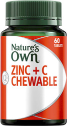Nature's Own Zinc + C 60 Chewable Tabs