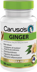 Caruso’s Natural Health Ginger 100 Tabs