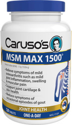 Caruso’s Natural Health MSM Max 1500mg 120 Tabs