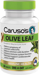 Caruso’s Natural Health Olive Leaf 60 Tabs