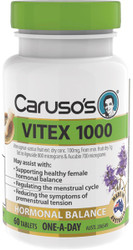 Caruso’s Natural Health One a Day Vitex 1000mg 60 Tabs