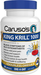 Caruso’s Natural Health King Krill 1000mg 60 Caps