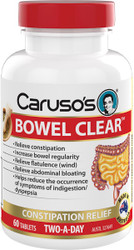 Caruso’s Natural Health Bowel Clear 60 Tabs