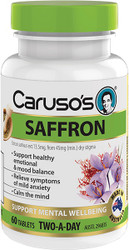 Caruso’s Natural Health Saffron 60 Tabs