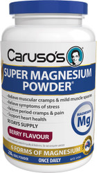 Caruso’s Natural Health Super Magnesium Powder Forest Berry 250g