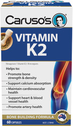 Caruso’s Natural Health Vitamin K2 60 Caps