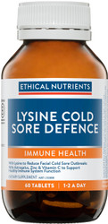 Ethical Nutrients Lysine Cold Sore Defence 60 Tabs