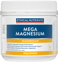 Ethical Nutrients Mega Magnesium Powder Citrus 200g