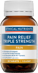 Ethical Nutrients Pain Relief Triple Strength with Turmeric 30 Tabs