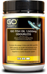 GO Healthy Fish Oil 1500mg Odourless 210 Caps
