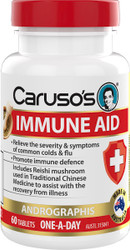Caruso’s Natural Health Immune Aid 60 Tabs