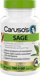 Caruso’s Natural Health Sage 50 Tabs