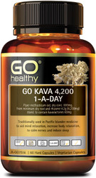 GO Healthy Kava 4200mg 1-a-day 60 Vege Caps