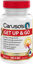 Caruso’s Natural Health Get Up & Go 30 Tabs