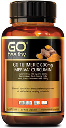 GO Healthy Turmeric 600mg Meriva Curcumin 60 Caps