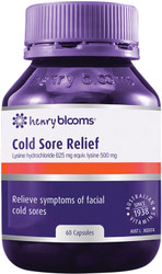 Henry Blooms Cold Sore Relief 60 Caps x 3 Pack = 180 Caps