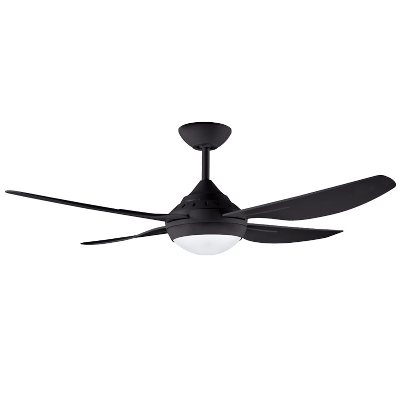 Deka Russell 120cm Black Plastic Indoor Outdoor Ceiling Fan Led Light