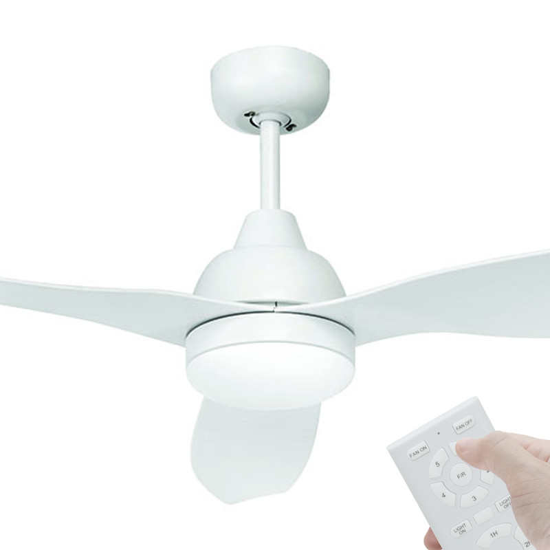 Brilliant Bahama Dc Motor 132cm White White Led Light Remote