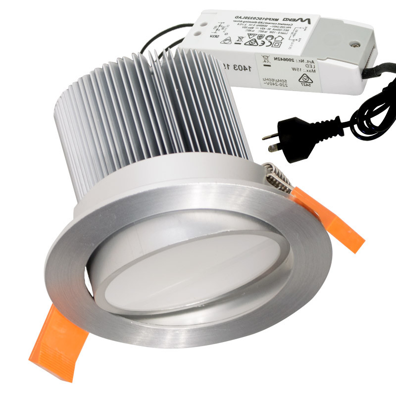 Eglo Phantom 15w 3000K LED Down Light Gimble Anodised Aluminium