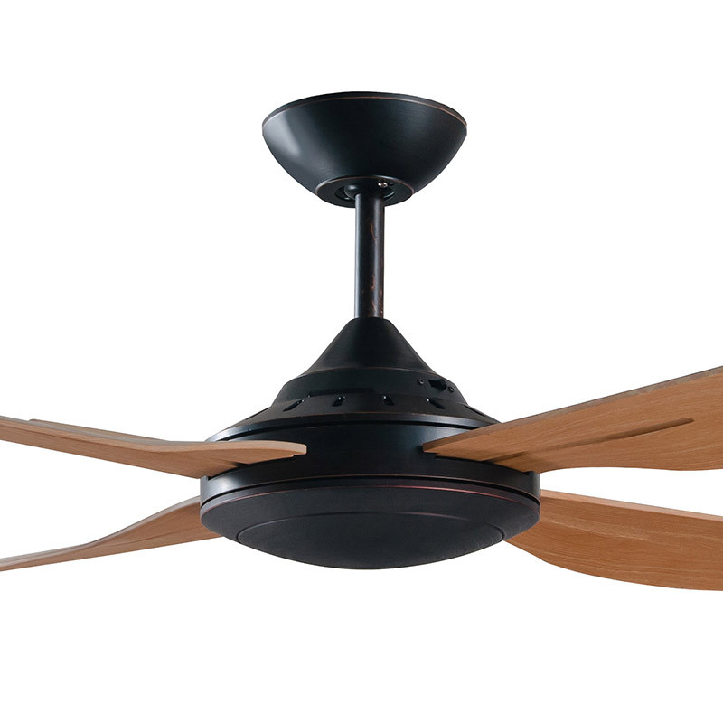 Deka Royale Ii 130cm Light Oak Plastic Indoor Outdoor Ceiling Fan