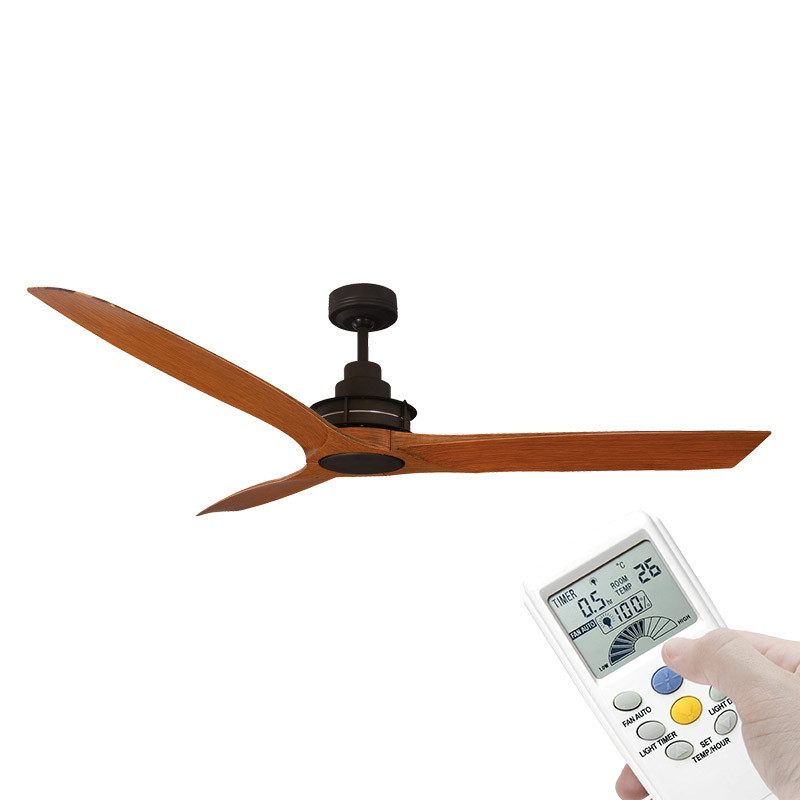 Mercator Flinders 140cm Oil Rubbed Bronze Ceiling Fan With Lcd Remote