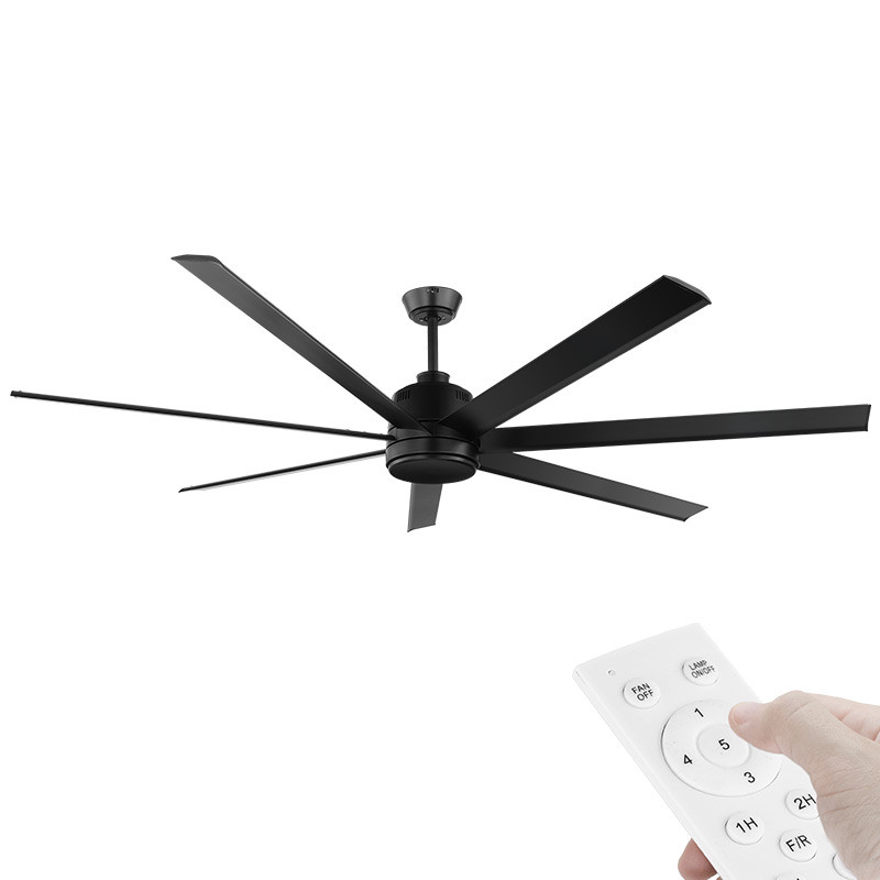 Eglo Tourbillion Dc Motor 203cm Black Remote Ceiling Fan