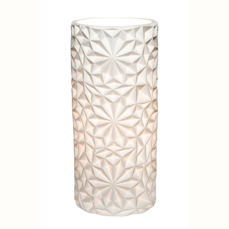 white porcelain table lamp