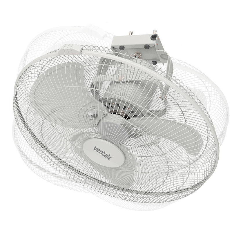 Ventair Orbital 45cm White Commercial Caged Ceiling Fan
