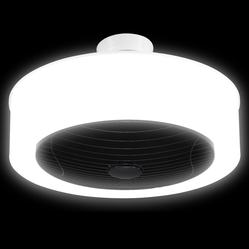 Ventair Manhattan Black Enclosed Ceiling Fan Led Light