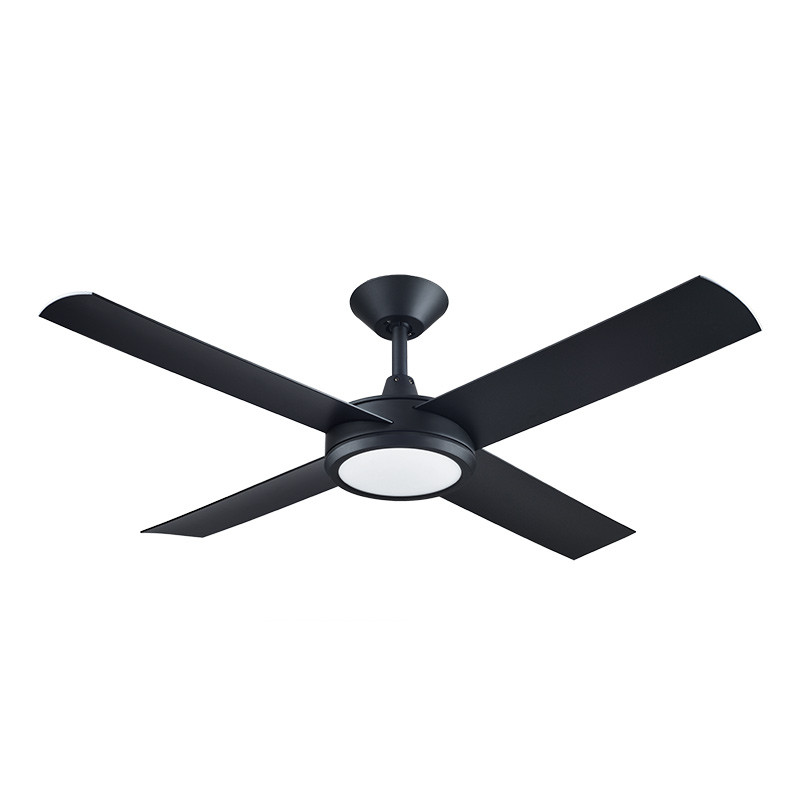 Hunter Pacific Concept 3 130cm Black Plastic Indoor Outdoor Ceiling Fan Led Light