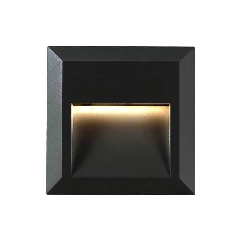 Telbix Prima Square LED Exterior Wall Light Black Galaxy Telbix Prima Square LED Exterior Wall Light Black Galaxy