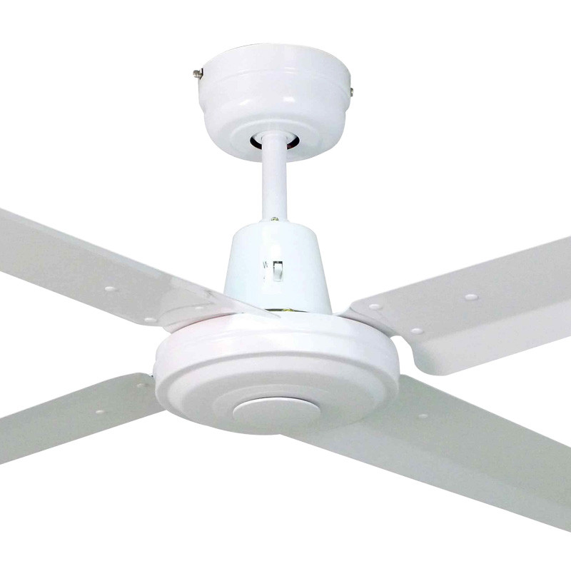 Mercator Swift 120cm White Metal Ceiling Fan Galaxy Lighting Fans