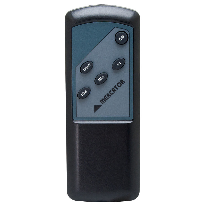 Mercator Fan Remote Black Suit Vento Uragano