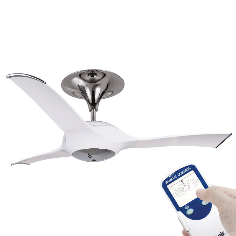 Ventair Stealth 140cm White Plastic Blade Ceiling Fan