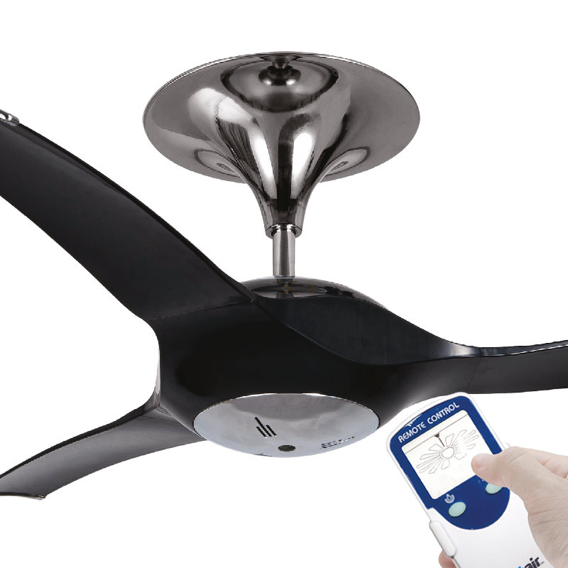 Ventair Stealth 140cm Gun Metal Plastic Blade Ceiling Fan