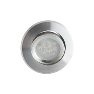 Basic MR16 LED Aluminium Down Light Gimble Silver