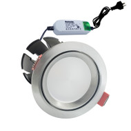 Envirostar Rotary 12w 5000K LED Down Light Round Nickel