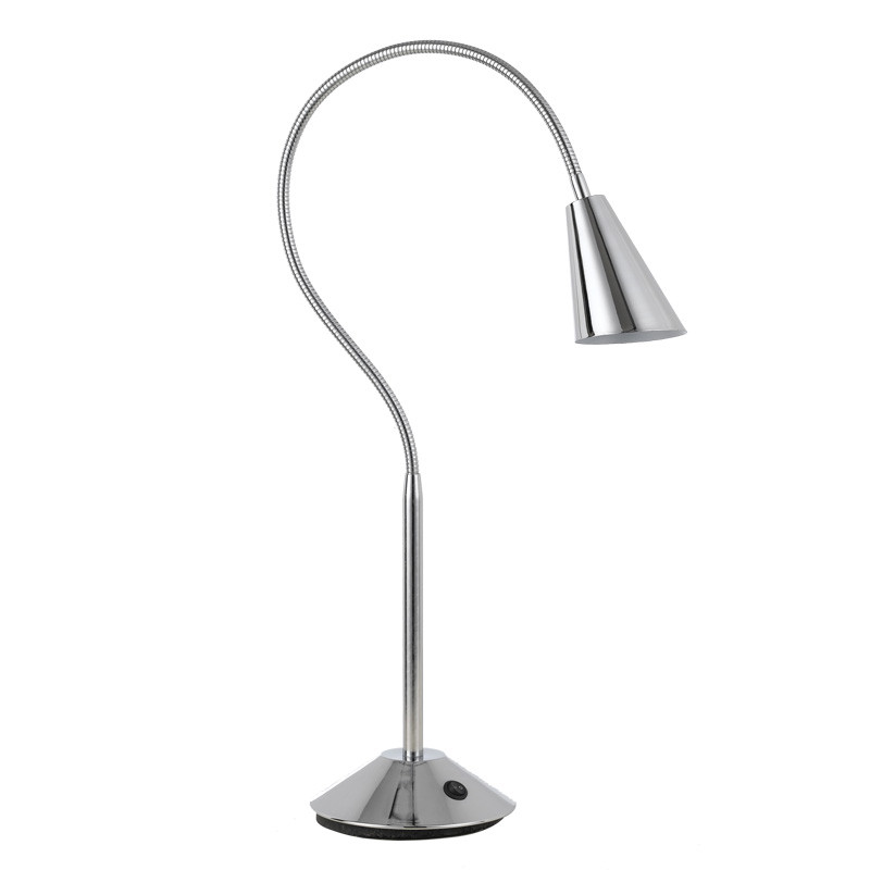 Telbix Abra Bendy Desk Lamp Chrome Galaxy Lighting Fans