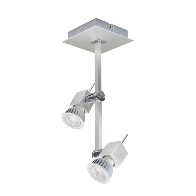 Brilliant Planet 2lt Gu10 Ctc Spotlight Aluminium Galaxy