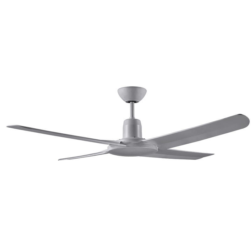Deka Fisher 130cm Silver Plastic Indoor Outdoor Ip55 Ceiling Fan