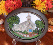 CUSTOM COMMISSIONED 3D SCULPTURE

Custom Commissioned Handcrafted 3D Sculpture. An original handcrafted creation by Artist Ivy McGowan. 

ABOUT ST. MARY'S CHAPEL

St. Mary's Chapel is the chapel of SS. Phillip & James Parish. The charming and beloved St. Mary's Chapel with its stone gray exterior and stained glass windows stands at the corner of Lancaster Avenue and Ship Roads in Exton, PA. First built in 1793 as a livery stable it was converted to a Chapel in 1873 and it continues to make its mark in the Evangelical history of Chester County today.

3D Sculpture is 12.5w x 10.5h x 1.75d. 3D Sculpture comes boxed with a gift card. It includes and embedded picture hanger in the rear for easy installation.

Copyright 2014. All Rights Reserved.
