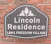 Personalize This Sign - Lincoln Residence - SHAPE F